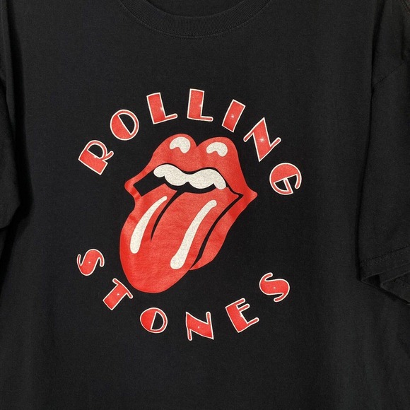 Vintage Rolling Stones Graphic Tee Shirt Adult XL Jerzees Heavyweight Cotton - Picture 5 of 5